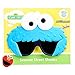 Sun-Staches Cookie Monster Official Lil’ Characters Sesame Street Sunglasses Costume Accessory, UV400 Protection, Sweet Blue Mask, One Size Fits Most Kids