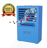Portable Mini Air Conditioner Fan 9.5-inch Small Desktop Fan Personal Misting Fan Mini Evaporative Air Cooler Circulator Humidifier