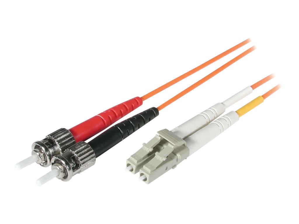 C2G 3m Fibre/Fiber Optic Cable for Fast Ethernet, Fiber Channel, ATM and Gibabit Patch Cable LSZH LC/ST Duplex Multimode Multimode 62.5/125 MM