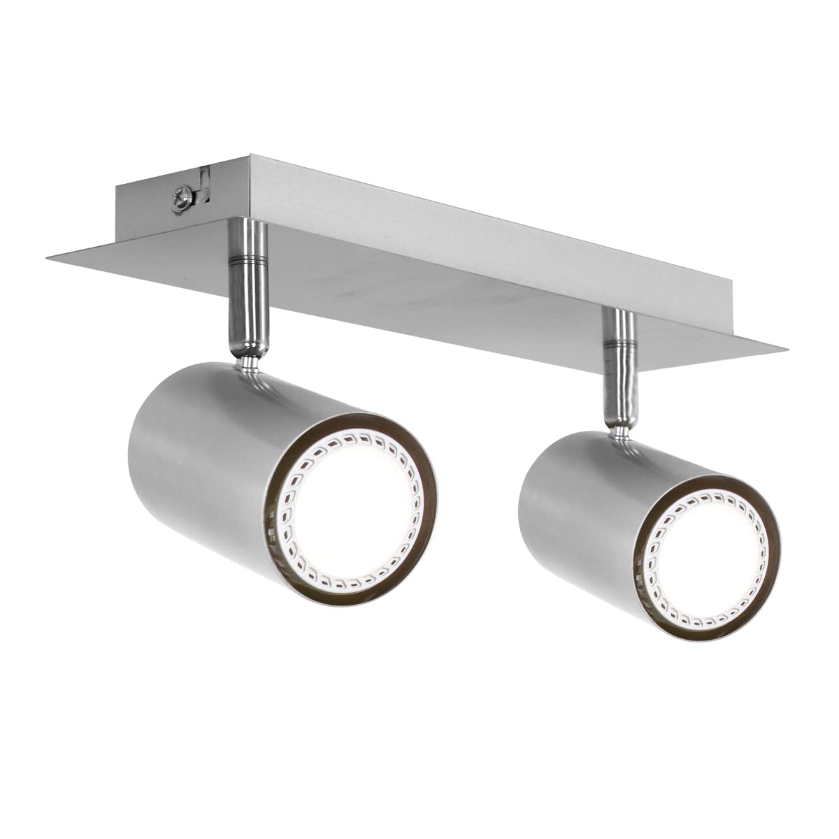 Trio Leuchten 802400207 Bar Spotlight Fixture / 30 cm/for 2 x GU10 Bulbs/Bulbs Not Included/Matte Nickel