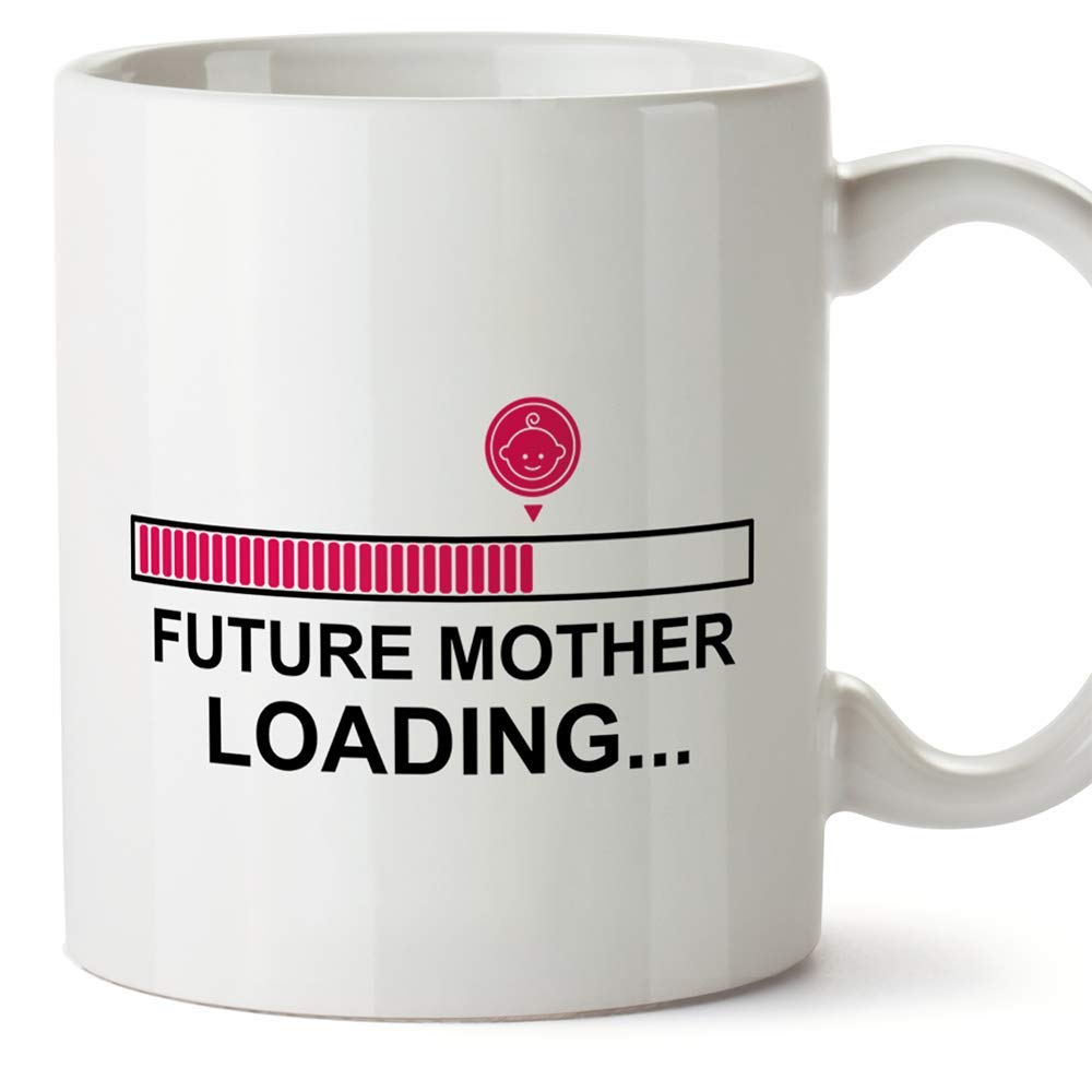 MUGFFINS Mum Mug - "Loading..." - Mother's Day Gift/Present for Mummy - Tea/Coffee Ceramic Cup 11oz