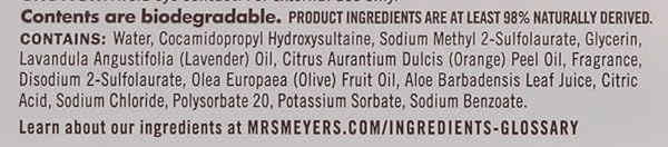 MRS. MEYER’S CLEAN DAY LIQUID HAND SOAP, LAVENDER, 12.5 OZ