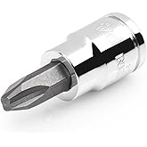 TEKTON 3/8 Inch Drive x P4 Phillips Bit Socket | SHB11204