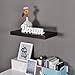 WELLAND 24 Inch x 12 Inch x 2 Inch Houston Floating Wall Shelf Espresso