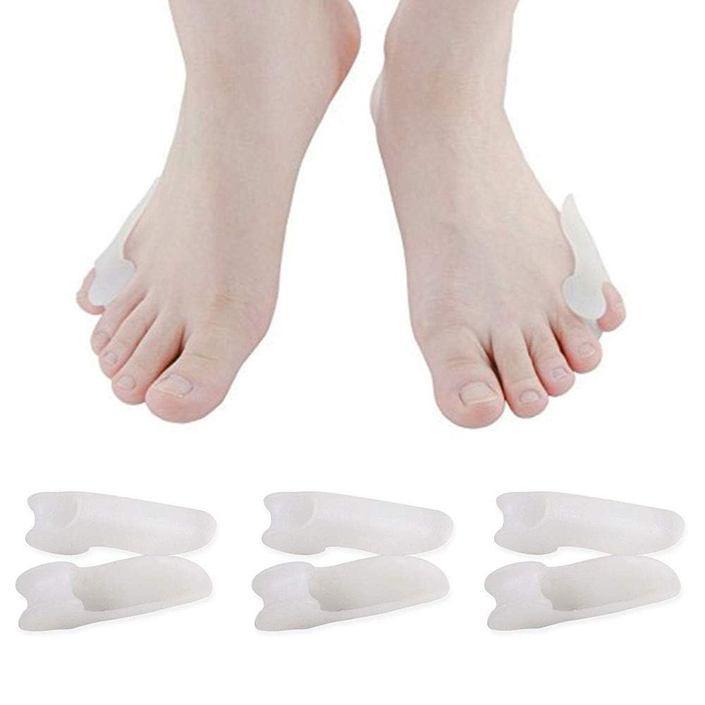 PEDIMEND Bunion Aid Corrector Splint - Tailor's Bunion Pain Relief Pads - Little Toe Bunion Guard- Callus Relief Wrap - Reduces Toe & Foot Discomfort - UNISEX - Foot Care (Three Pairs)