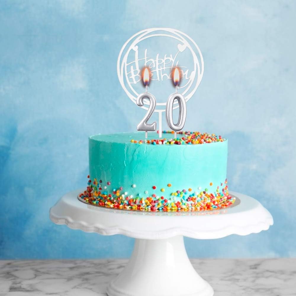 Lot De 10 Bougies Numerotees De 0 A 9 Pour Anniversaire 1 Lettre Joyeux Anniversaire A Paillettes Pour Gateau Danniversaire De Mariage Argente Accessoires De Decoration De Gateau Cuisine Et Maison Zwembaddebeemd Nl