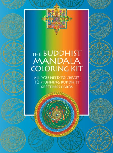 The Buddhist Mandala Coloring Kit: All You Need to Create 12 Stunning Buddhist Greetings Cards Cards – 1 Sept. 2009