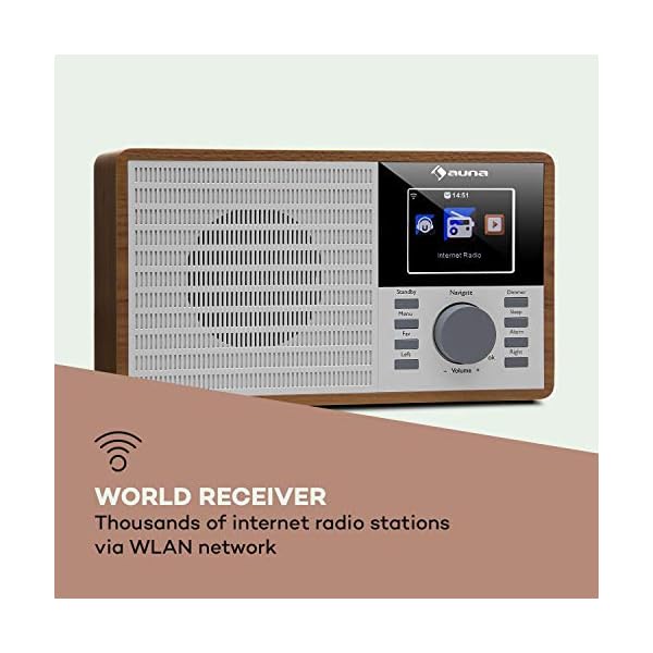 Radio WIFI Auna IR-160 Internet Display 2.8 Color - Imagen 4