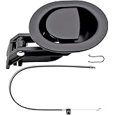ttmagic Universal Heavy-Duty Metal Sofa Chair Recliner Release Pull Handle Replacement Parts with Cable, Fits Ashley, Lazy Boy and Most Recliner Sofa Brand, Recliner Handle Size 3" x 3.5"