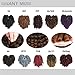 Pack of 3 Jamaican Bounce Crochet Hair Wand Curl Synthetic Hair Crochet Braids 8 Inch 20 Strands/Pack ELEGANT MUSES Afro Kinky Braiding Hair Extensions for Black Women (8