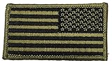 USA Flag Reverse Facing Multicam Patch (With Velcro)