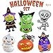 OMG Party Factory - Halloween Balloons - Giant 6pcs Mylar Foil Balloon Set Including Pumpkin Witch Skeleton Ghost Monster | Halloween Decorations Party Supplies Decor