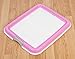 IRIS USA Pee Pad Holder, Small Puppy Pad Holder, Secured Latches, Non-Skid Rubber Feet, High Polish Finish for Easy Cleaning, Leak Protection Indoor Potty Tray, Fits 14