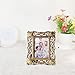 Gift Garden Friends Gift Vintage Picture Frame 5x7 Home Decor for Photo 5 by 7 Inch Gold