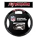 Fremont Die NFL Tampa Bay Buccaneers Poly-Suede Steering Wheel Cover, Fits Most Standard Size Steering Wheels, Black/Team Colors