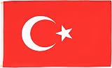 AZ FLAG Turkey Flag 2x3 ft 100D Polyester 2 Brass Eyelets Fade Resistant