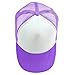 DALIX Trucker Cap Neon Purple Hat for Youth Baseball Caps