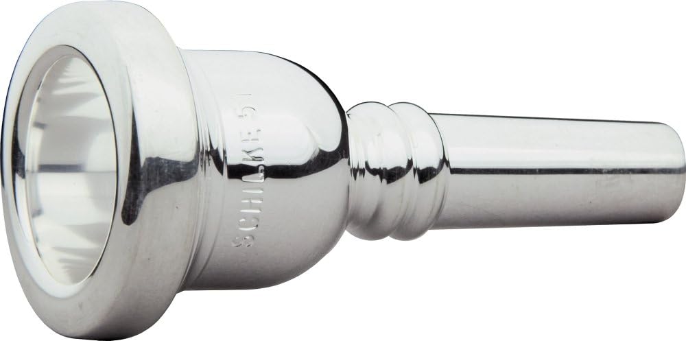 Schilke Standard Large Shank Trombone Mouthpiece in Silver 51 Silver
