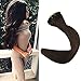 Full Shine Clip on Hair Extensions for Women 12 Inch Short Dark Brown Clip in Hair Extensions for Short Hair 7 Pieces 95 G