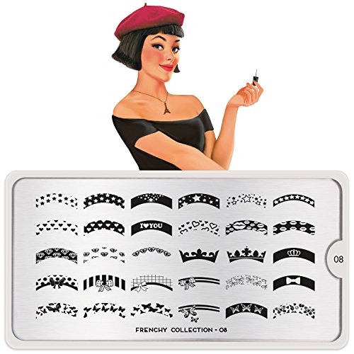 MoYou-London Nail Art Frenchy Plate Collection 08