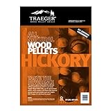 Traeger PEL304 Hickory Barbeque Pellets, 20-Pound