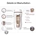 Male Masturbator Cup, Powerful Thrusting Automatic Male Masturbation Cup Electric Sex Toys for Men 3D Realistic Lifelike Vibrating Piston Multi Modes (Pink)