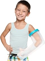 Fasola Child Waterproof Arm Cast Cover 23" - Shower Protector for Wounds view 1
