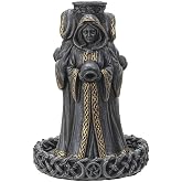Pacific Giftware Mother Maiden Crone Backflow Incense Burner, 9.25-inch Height, Cold Cast Resin