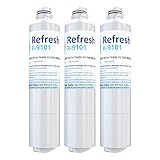 Refresh Replacement for Samsung DA29-00020A, DA29-00020B, HAF-CIN/EXP, 46-9101 Refrigerator Water Filter (3 Pack)
