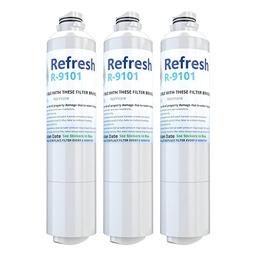 Refresh Replacement for Samsung DA29-00020A, DA29-00020B, HAF-CIN/EXP, 46-9101 Refrigerator Water Filter (3 Pack)