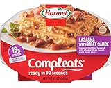 Hormel Compleats Lasagna with Meat Sauce, 10-Ounce Microwavable Bowls, 6 Count