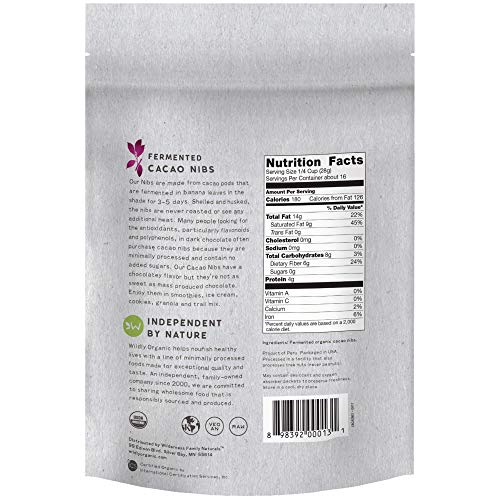 Wildly Organic Fermented Cacao Nibs Organic Organic Chocolate