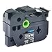 NineLeaf 2 Pack White on Black 24 mm x 8 m 1'' 26.2ft Label Tape Cassette Compatible for Brother P-Touch TZe355 TZ-355 TZe-355 TZ355 Laminated for PT-P700 PT-P750W PT-D600 PT-520 PT-530 Label Maker