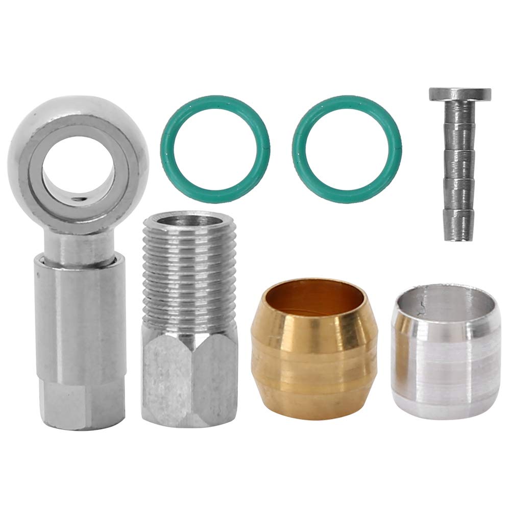 Bicycle Brake Adapter, Practical Hydraulic Hose Connector for Easy Installation Brake Fittings Accessories Set for DIY Cyclists, Home Maintenance, Professional Mechanics Repair