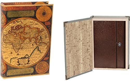 Mr Libro Caja Fuerte Mapa Mundi Antiguo: Amazon.es: Bebé