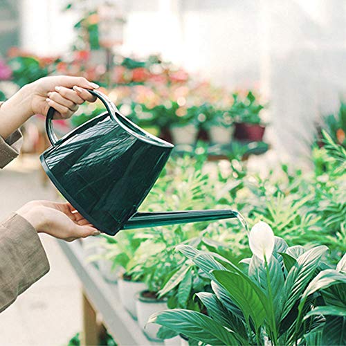 Jeffergarden Fashionable Uncovered Garden Sprayer with Long-Spout Candy-Colored Watering Can 1.2L(Green)