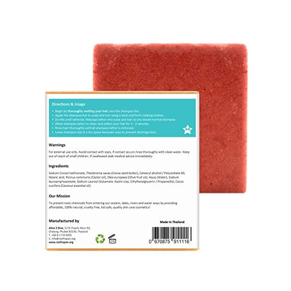 Reef Safe Shampoo Bar Coconut All Natural Organic Solid Shampoo Bar For Hair Cleansing Softening Biodegradable And 100 Vegan Sulfate Free Eco Friendly Shampoo Bars From Reef Repair 3 Oz Black Hair Information