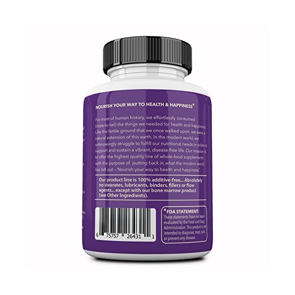 Ancestral Supplements Grass Fed Beef Brain Supplement with Beef Liver
