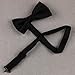 Black Bow Tie Hanky Cufflinks Set Discount Gift Pre-tied Tie and Cummerbund with Box Cm1011 Black