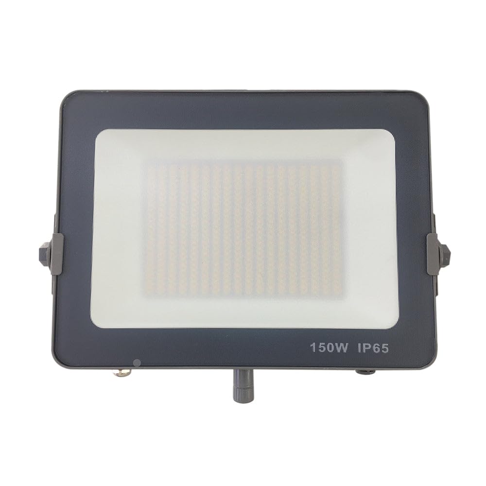 G.W.S® Infinity 150W 13500-15000Lms, Grey Casing Outdoor IP65 Waterproof LED Floodlight, Energy Saving Security Light, Tri-Colour (3000K/4000K/6000K)