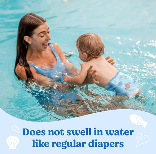 SWIM DIAPERS SIZE 3 (16-26 LBS), HUGGIES LITTLE SWIMMERS DISPOSABLE SWIMMING DIAPERS, 40 CT (PACKAGING MAY VARY)