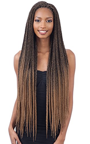 Amazon Com 2x Large Box Braids 30 1b Off Black Freetress