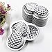 Ialwiyo 2 Pieces Metal Bath Bomb Molds (14.5cm x 9cm x 3cm) (Pineapple Shape)