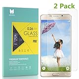 MouKou Samsung Galaxy Note 5 Tempered Glass Screen Protectors 2-Pack for Samsung Galaxy Note 5 Lifetime