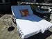 SALBAKOS Cotton Lounge Chair Cover - Super Soft Plush Absorbent Cotton Terry Towel, Luxury 100% Turkish Cotton Cover for Chaise Patio Lounge Chair, Eco-Friendly | White (34
