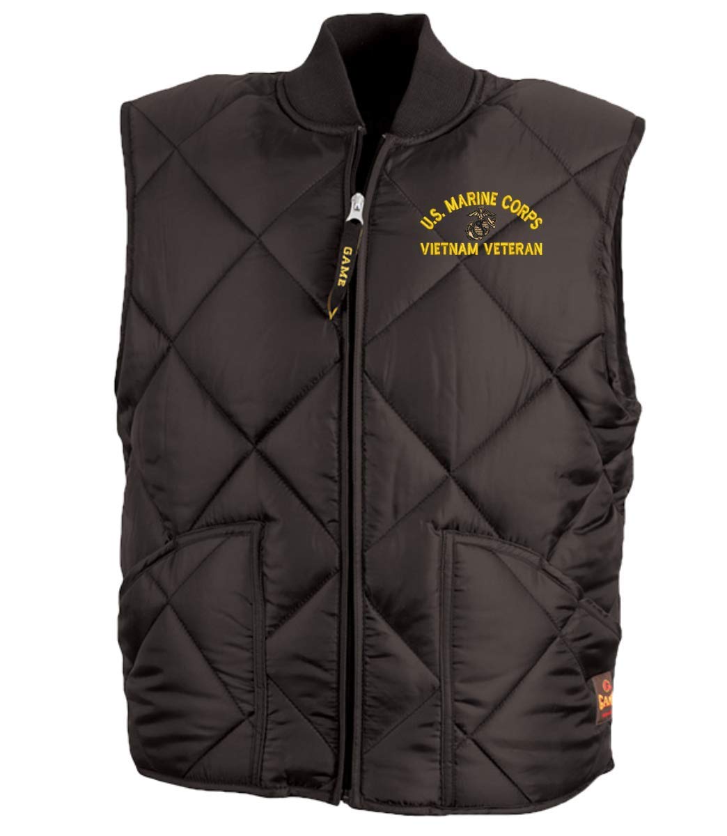 U.S. Marine Corps Eagle Globe and Anchor Vietnam Veteran Game Sportswear Finest Vest