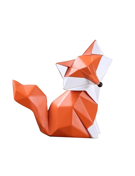 Amoy Art Fuchs Skulpturen Figuren Statue Dekoration Geschenk