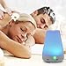 Diffusers,Homeweeks 100ml Colorful Essential Oil Diffuser with Adjustable Mist Mode,Auto Off Aroma Diffuser for Bedroom/Office/Tripthumb 4