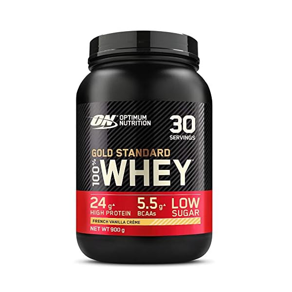 Optimum Nutrition Gold Standard Whey Protein, Muscle Building Powder With Naturally Occurring Glutamine and Amino Acids…