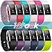 ZEROFIRE Bands Compatible for Fitbit Charge 2, Replacement Adjustable Sport Bands for Charge 2 Heart Rate Fitness Wristbands, Women Men, Small - 12 Pack